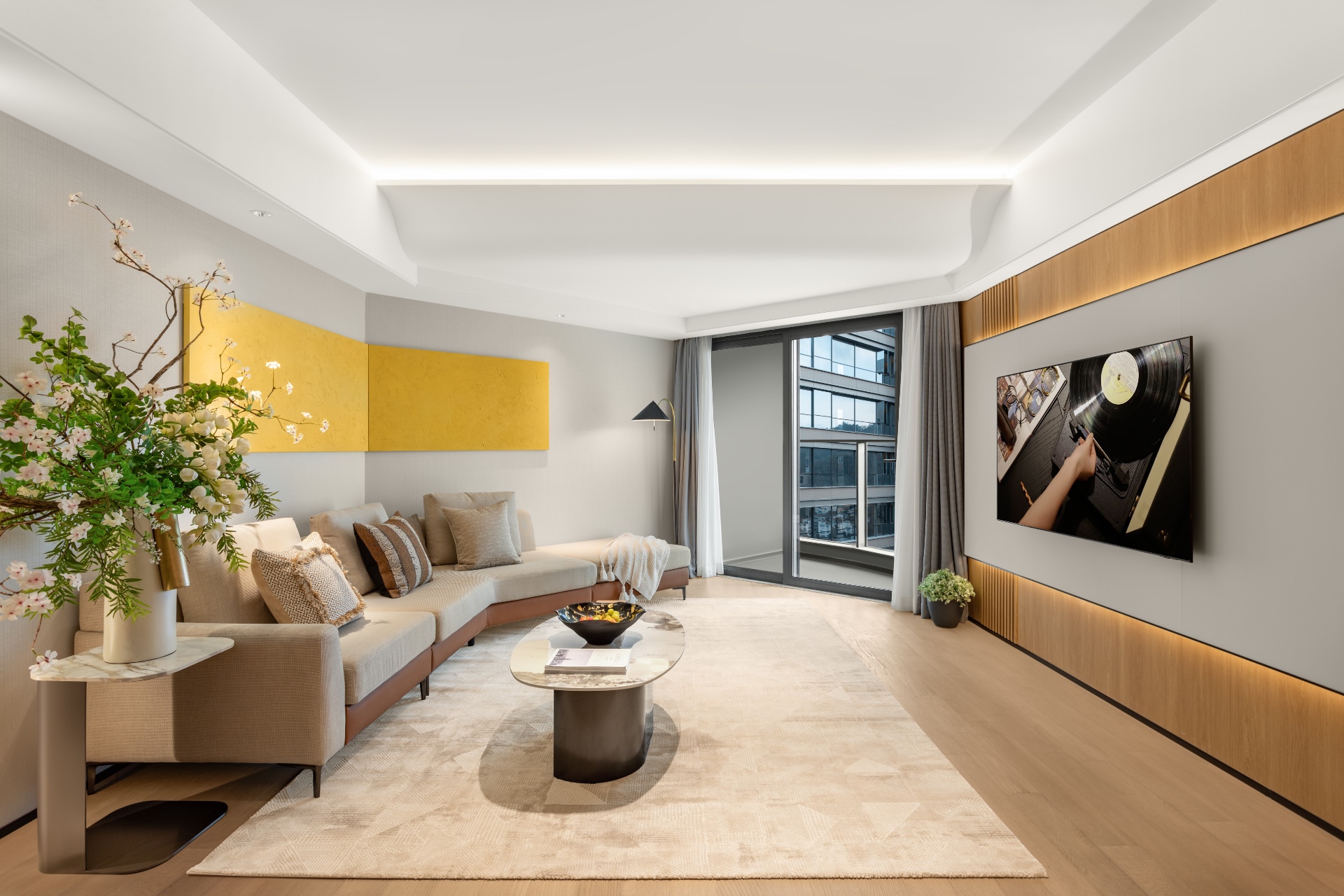 2-bedroom apartment in Nanshan, Shenzhen — balcony access | Two Bedroom in Gaige — Photo 1